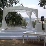 Gazebo Tül Süslemeleri